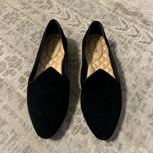 Birdies Heron Black Suede Loafer